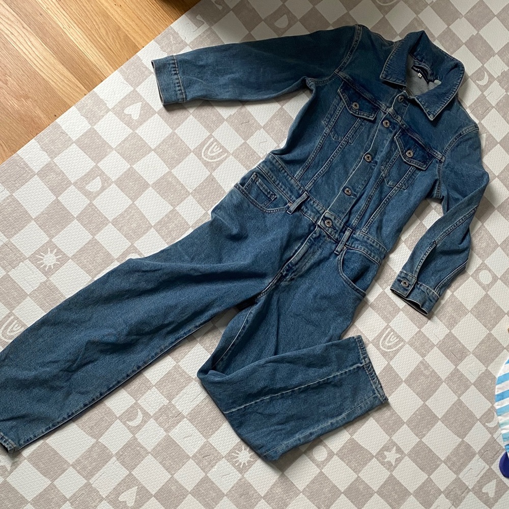 Levi’s Lily Aldridge Denim Jumpsuit XS